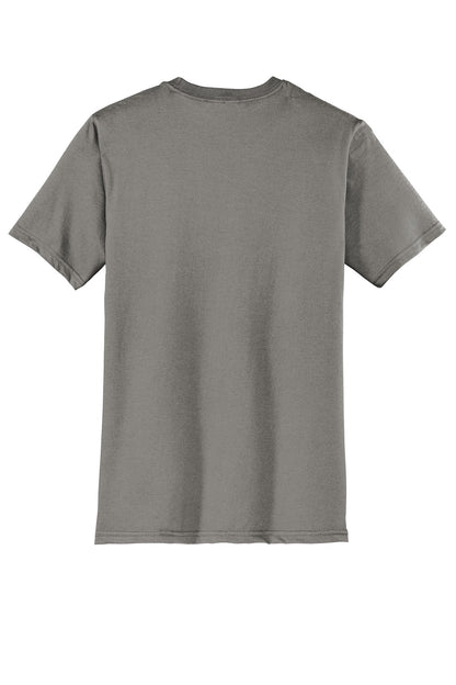 Custom Embroidered District T-Shirts  in Grey