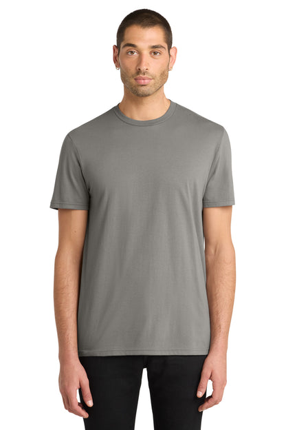 Custom Embroidered District T-Shirts  in Grey