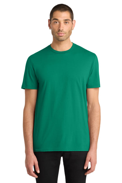 Custom Embroidered District T-Shirts  in Jewel Green