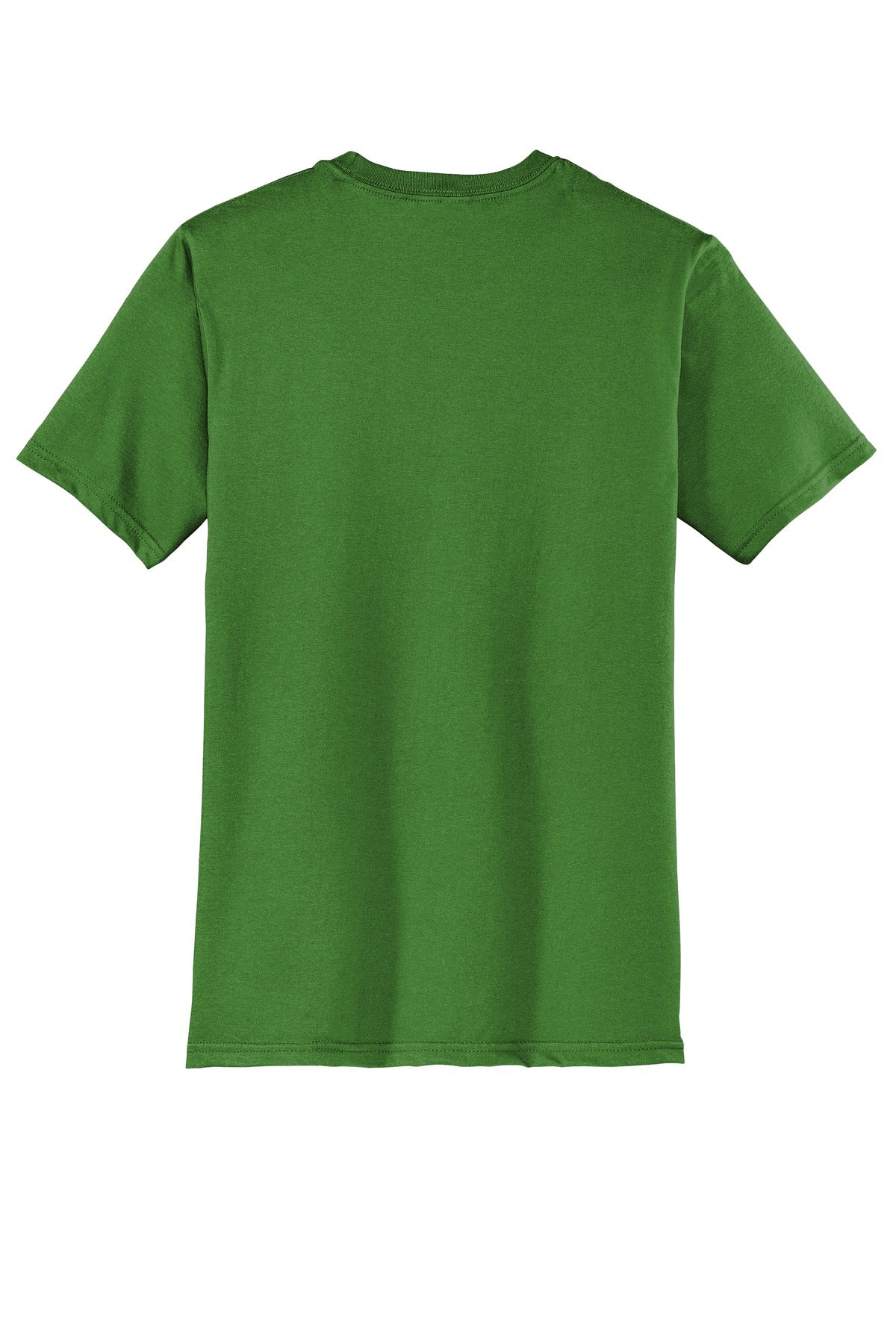 Custom Embroidered District T-Shirts  in Kiwi Green