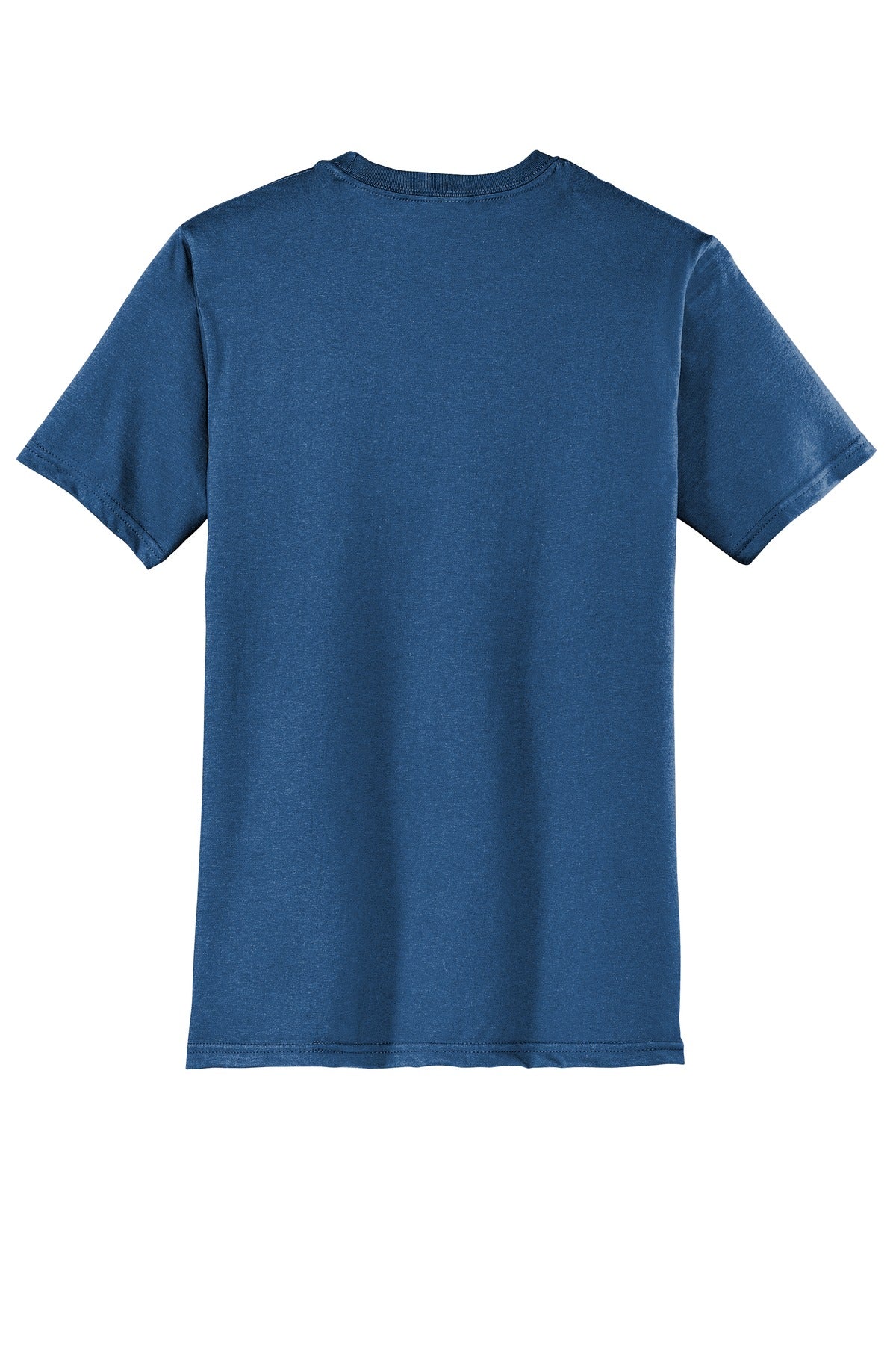 Custom Embroidered District T-Shirts  in Maritime Blue