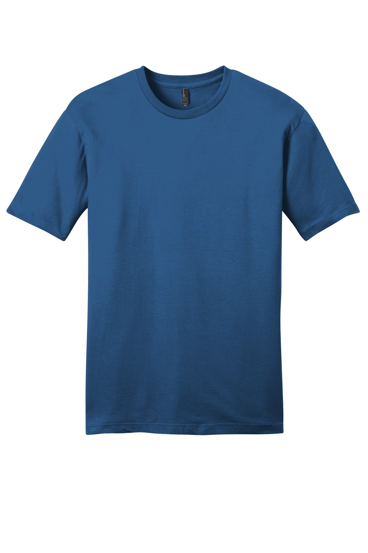 Custom Embroidered District T-Shirts  in Maritime Blue