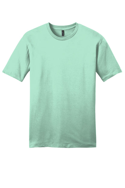 Custom Embroidered District T-Shirts  in Mint