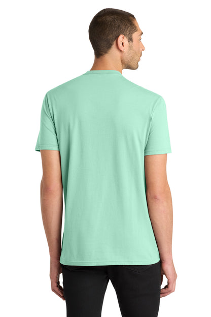 Custom Embroidered District T-Shirts  in Mint