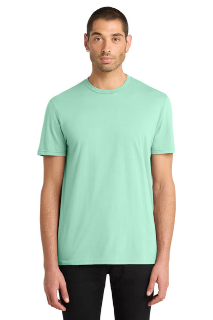Custom Embroidered District T-Shirts  in Mint