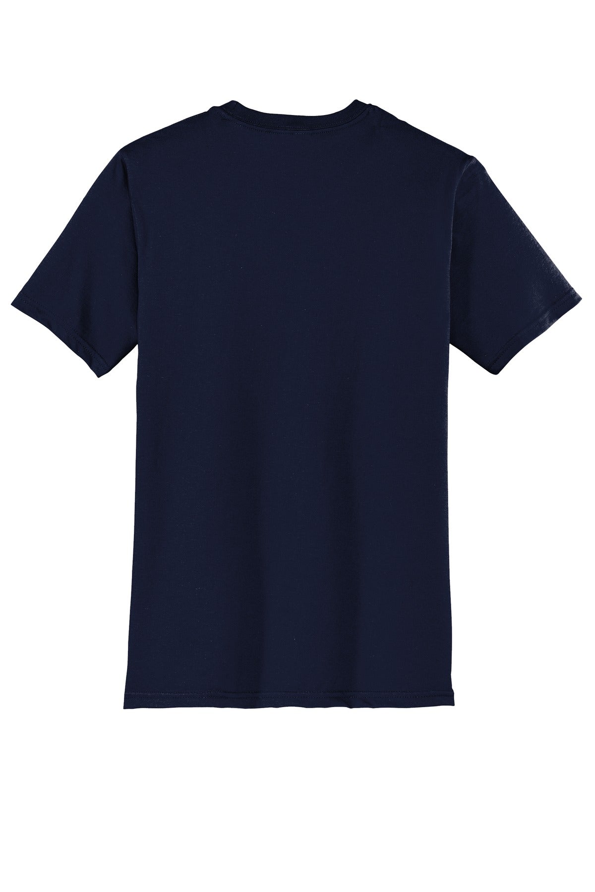Custom Embroidered District T-Shirts  in New Navy