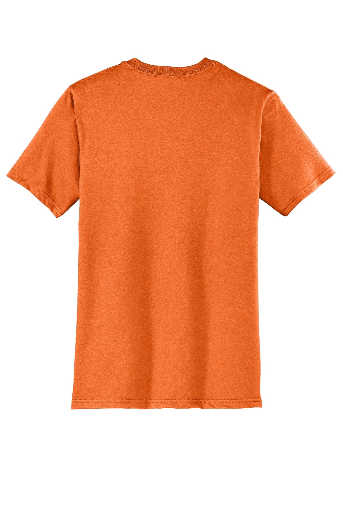 Custom Embroidered District T-Shirts  in Orange