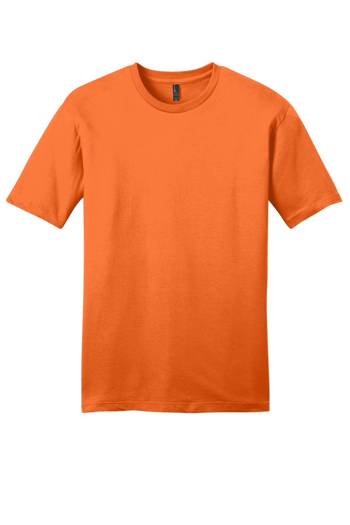 Custom Embroidered District T-Shirts  in Orange