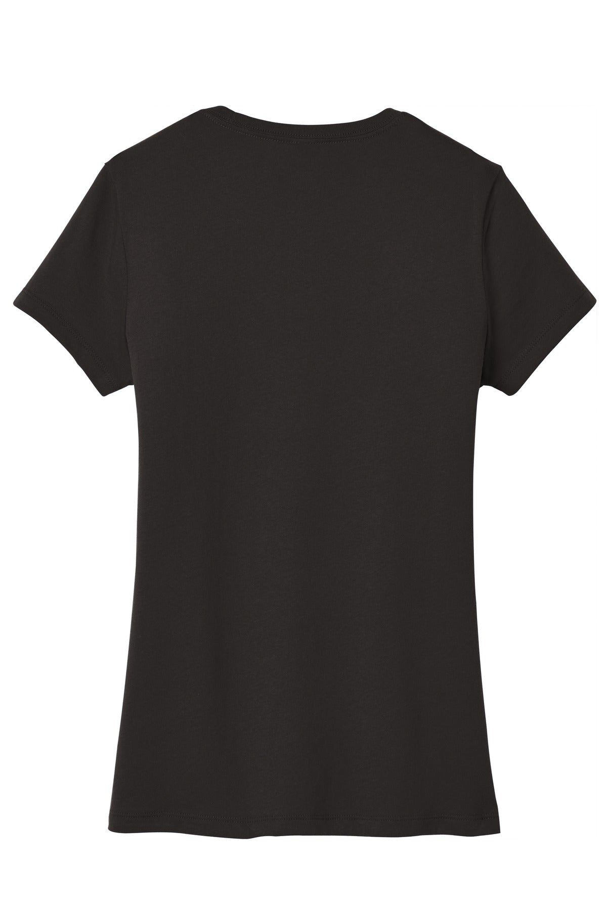 Custom Embroidered District T-Shirts  in Black