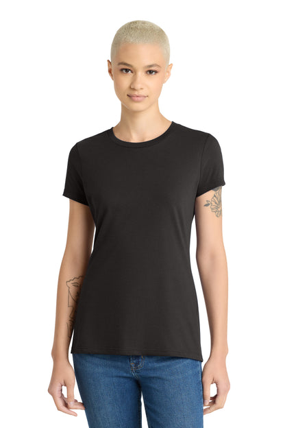 Custom Embroidered District T-Shirts  in Black