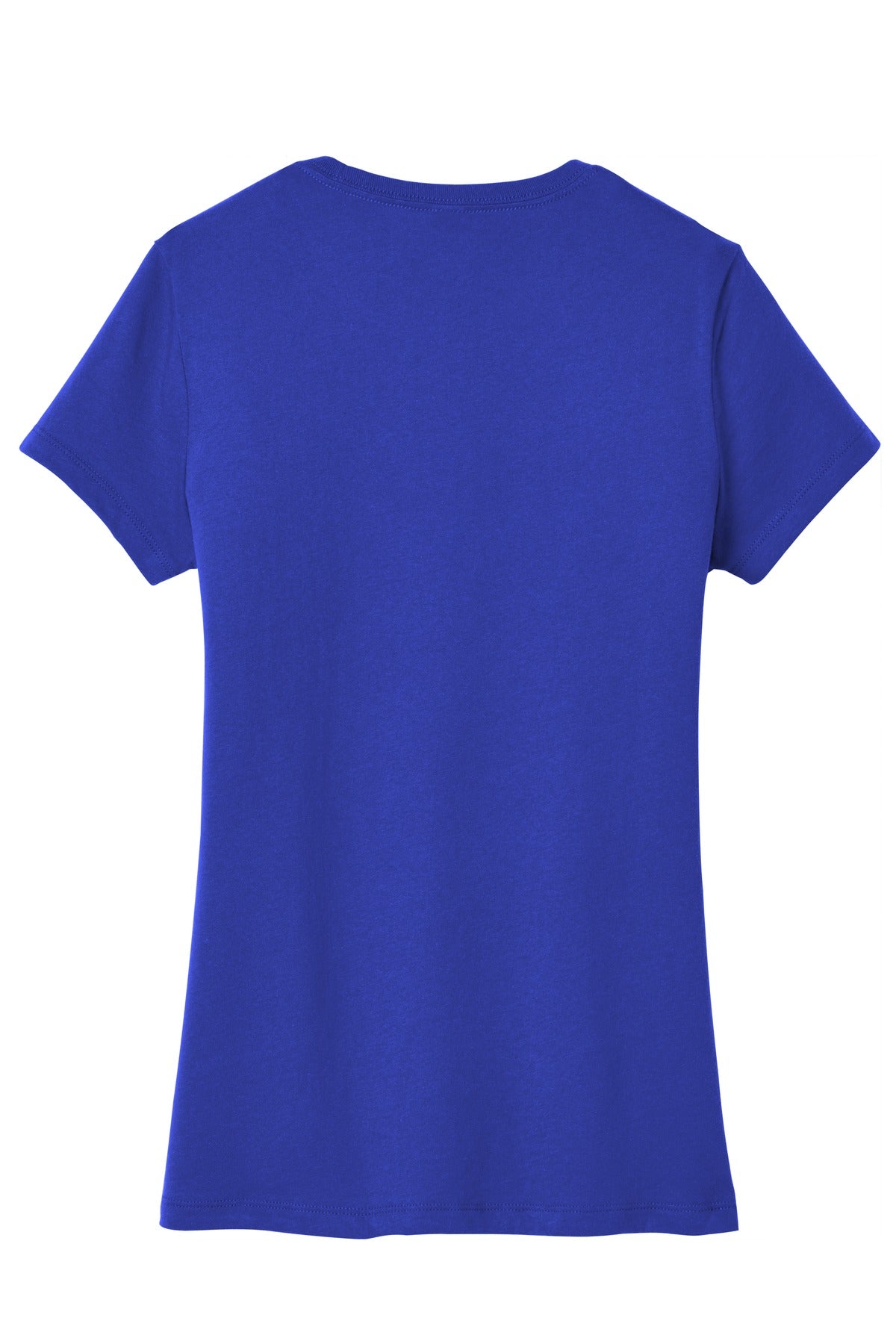 Custom Embroidered District T-Shirts  in Deep Royal