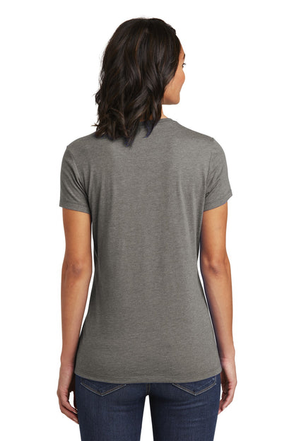 Custom Embroidered District  Women's Very Important Tee  . DT6002,Grey Frost