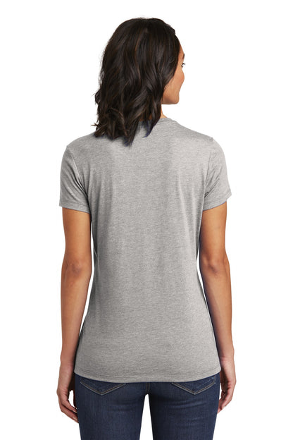 Custom Embroidered District  Women's Very Important Tee  . DT6002,Light Heather Grey