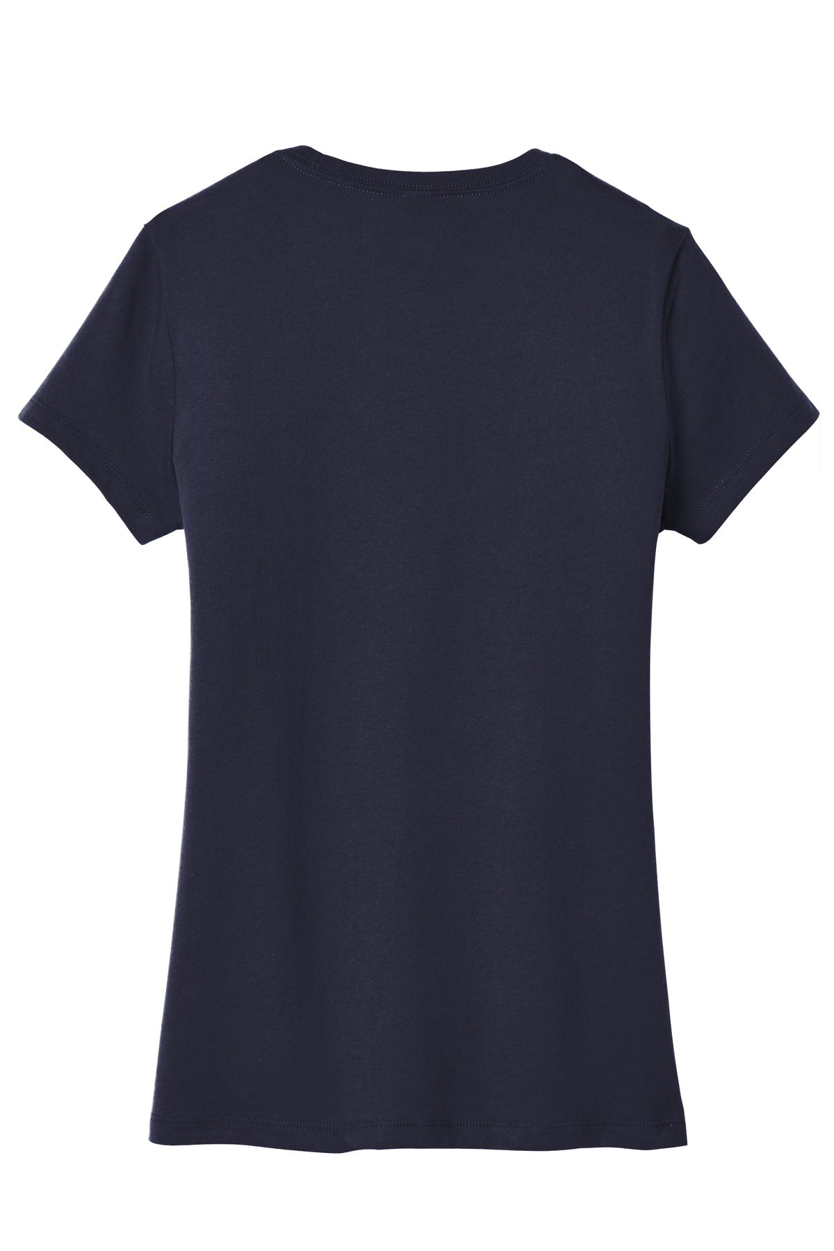 Custom Embroidered District T-Shirts  in New Navy