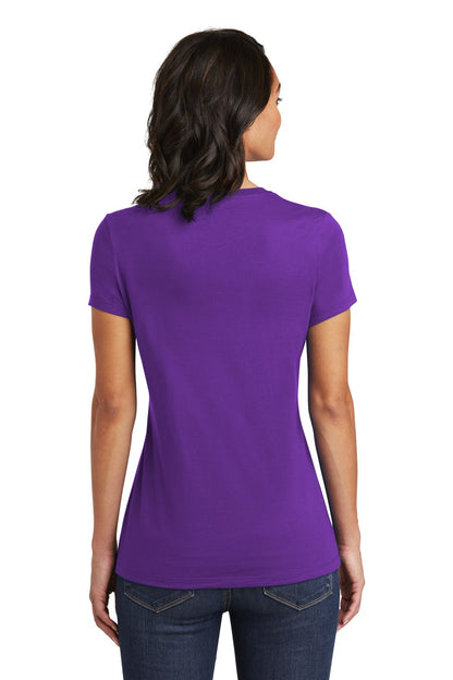 Custom Embroidered District  Women's Very Important Tee  . DT6002,Purple