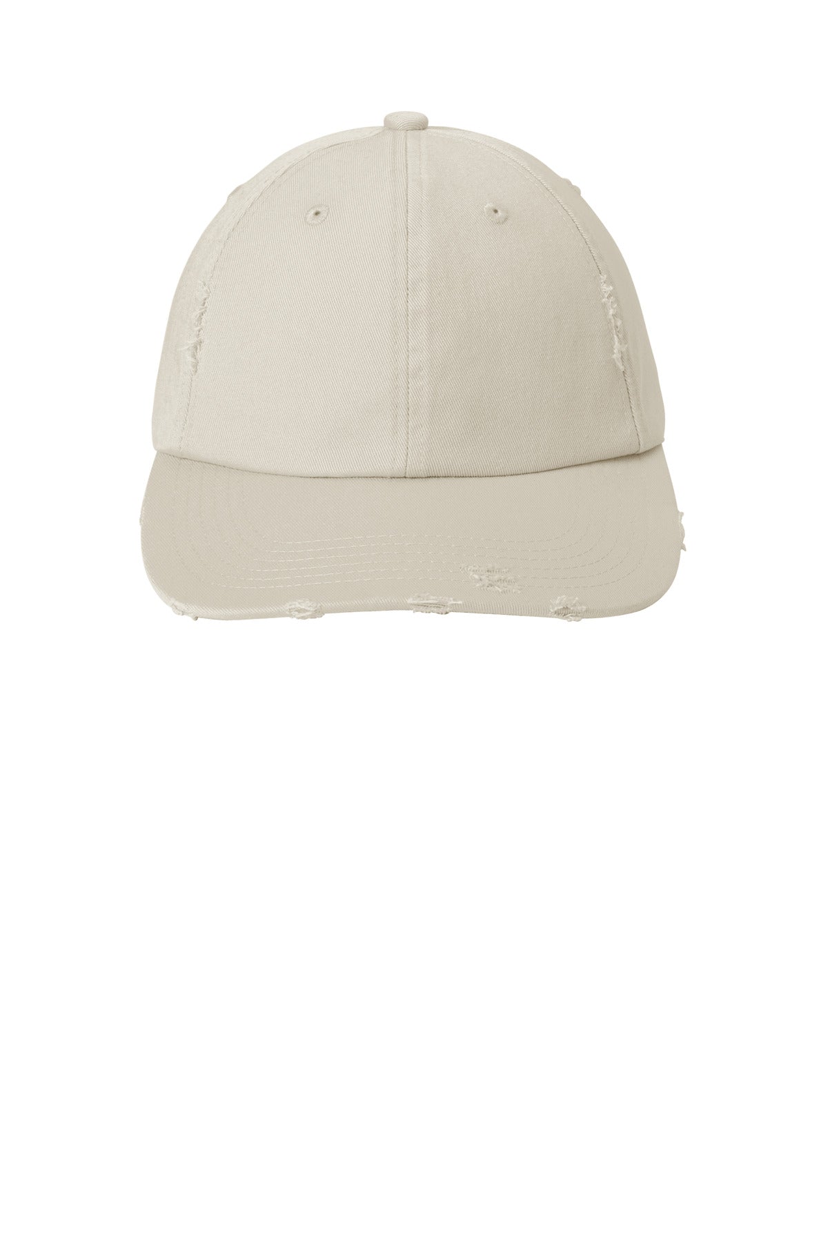 Custom Embroidered District Caps in Stone
