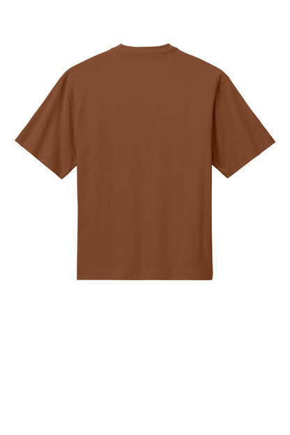 Custom Embroidered District T-Shirts  in Baked Clay