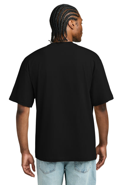 Custom Embroidered District T-Shirts  in Black