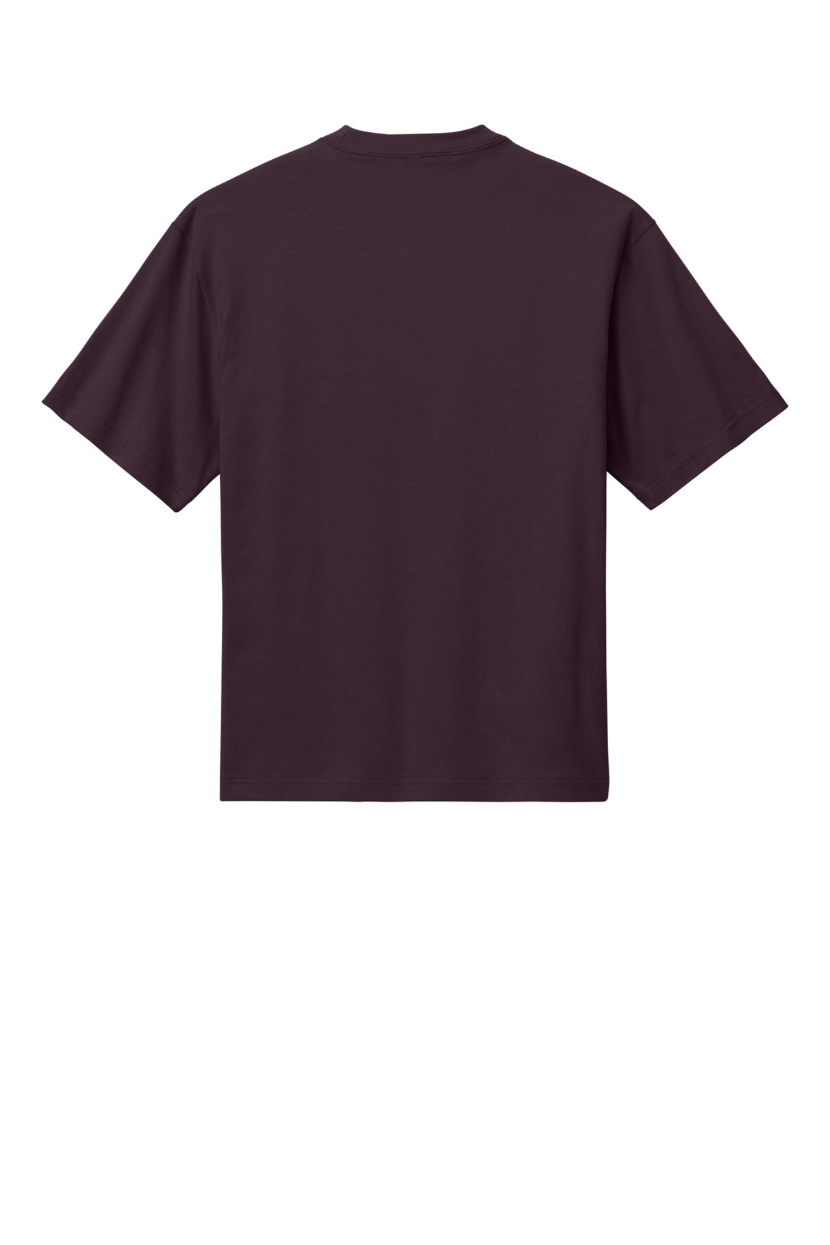 Custom Embroidered District T-Shirts  in Bordeaux