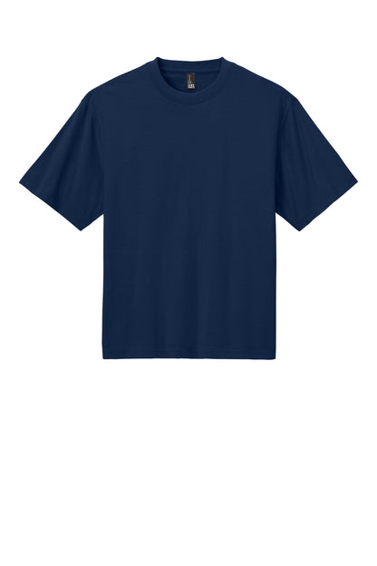 Custom Embroidered District T-Shirts  in Dark Royal