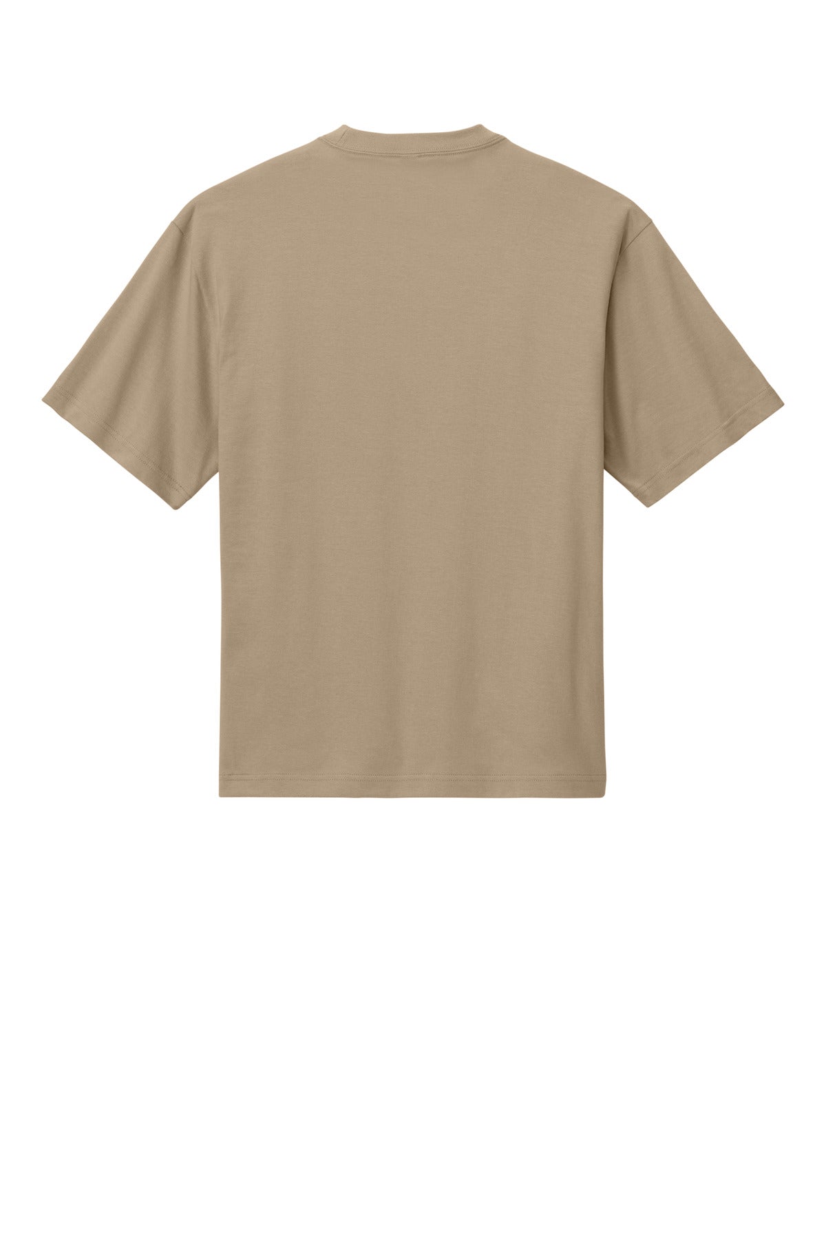 Custom Embroidered District T-Shirts  in Desert Tan
