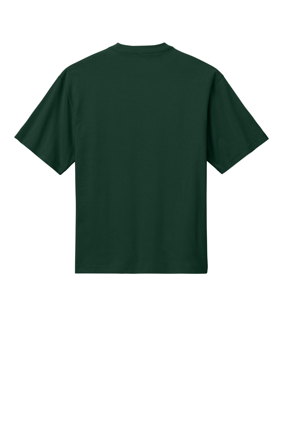 Custom Embroidered District T-Shirts  in Forest Green