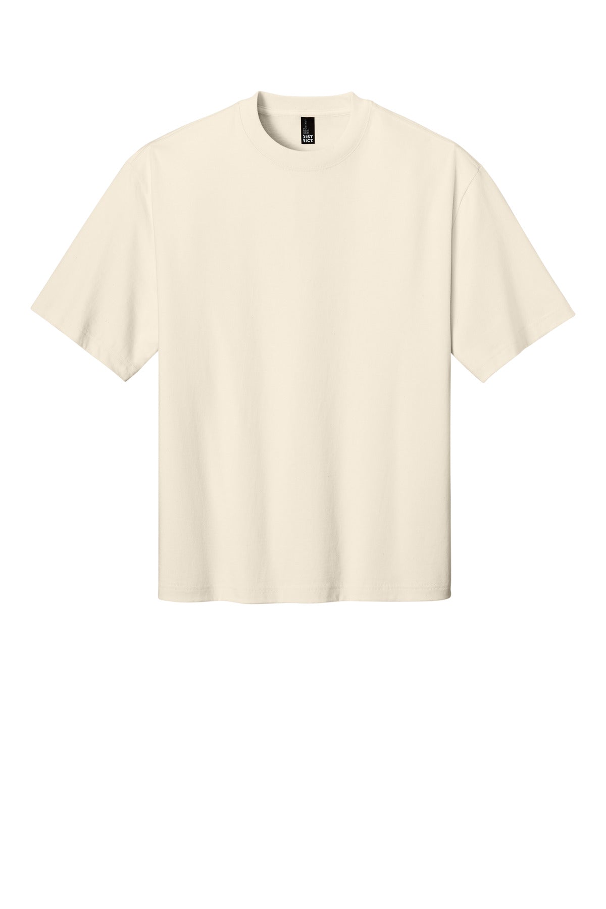 Custom Embroidered District T-Shirts  in Griege