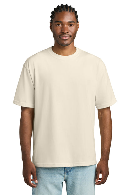 Custom Embroidered District T-Shirts  in Griege