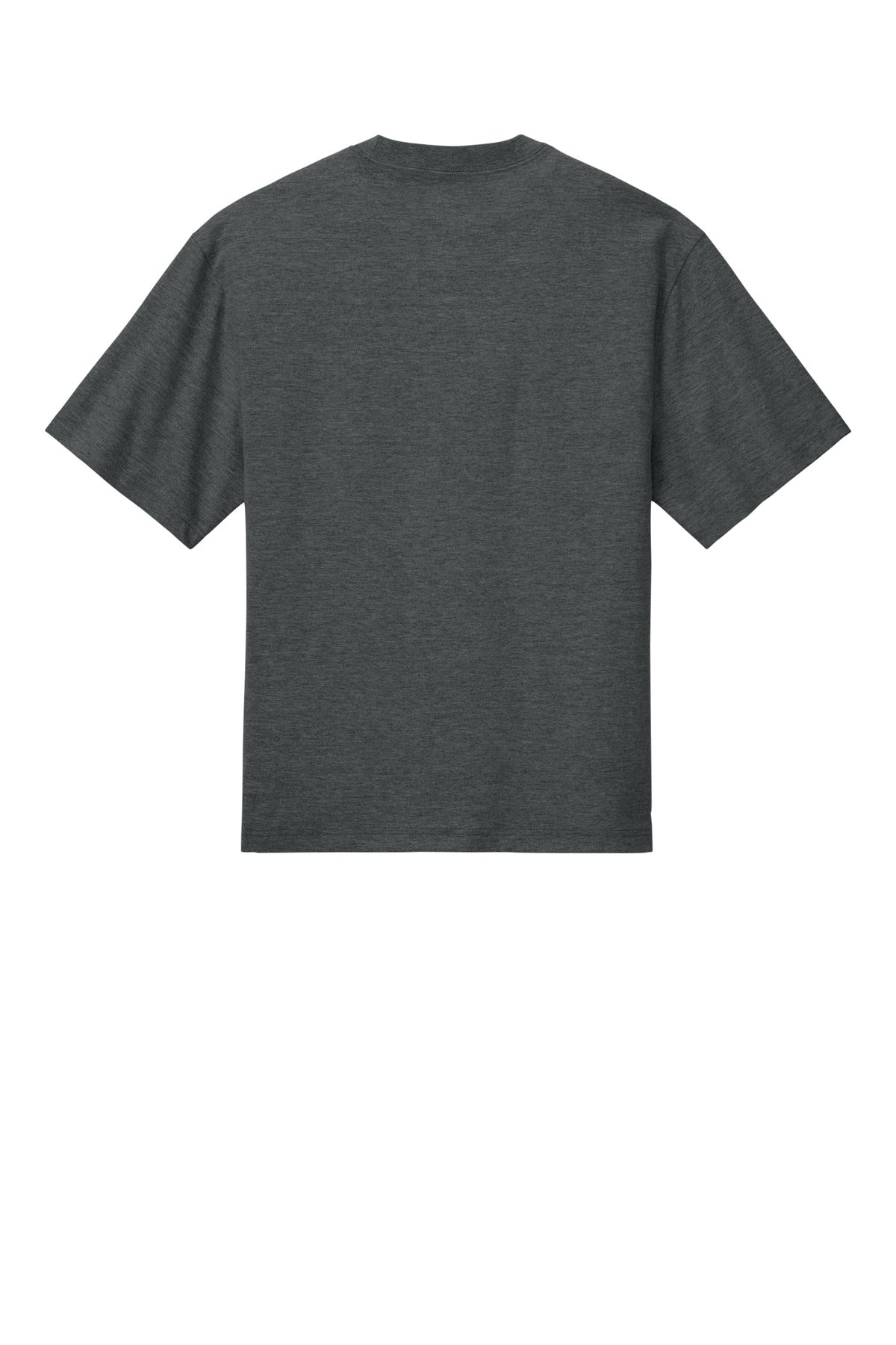 Custom Embroidered District T-Shirts  in Heathered Charcoal