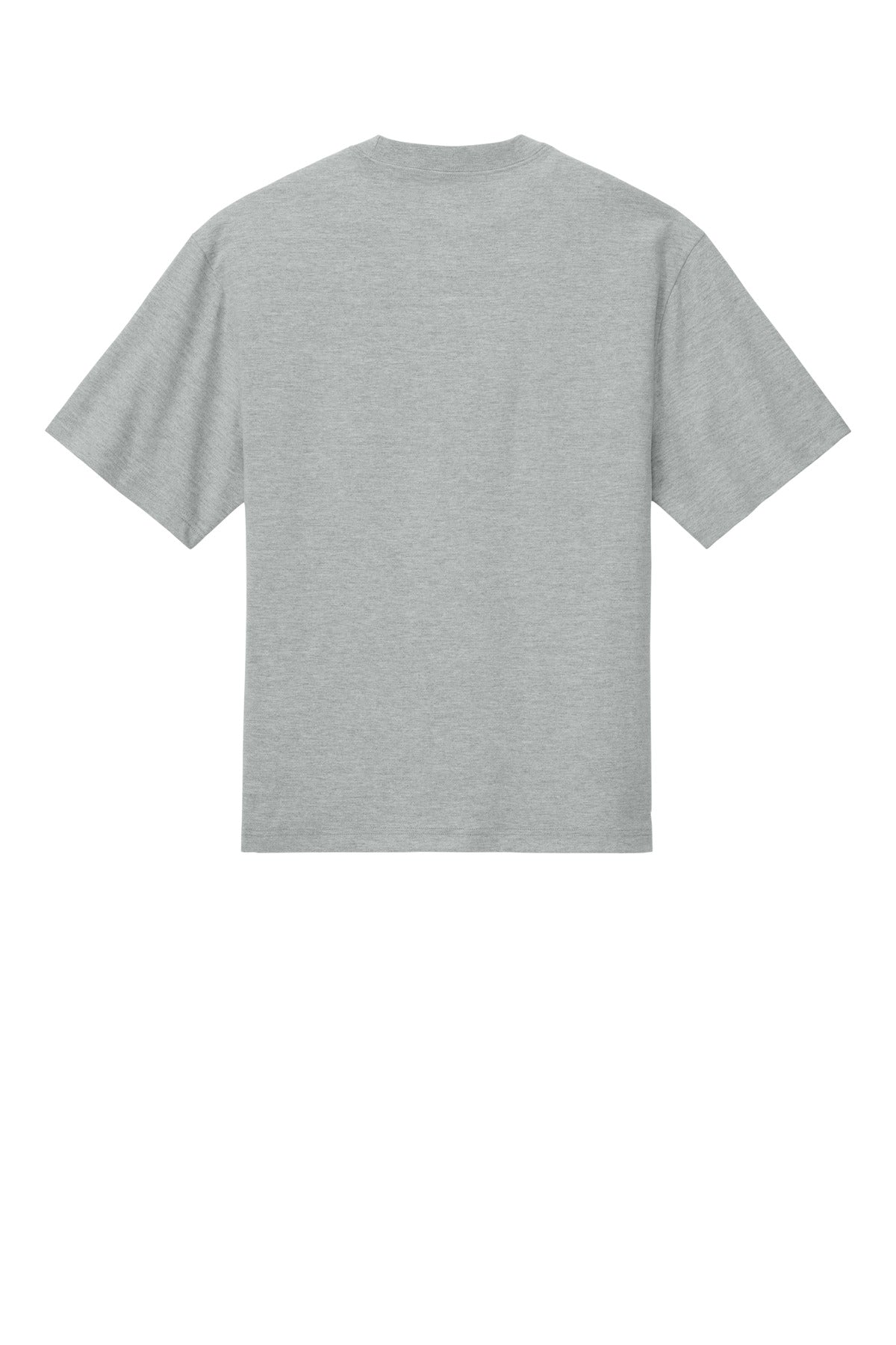 Custom Embroidered District T-Shirts  in Light Heather Grey