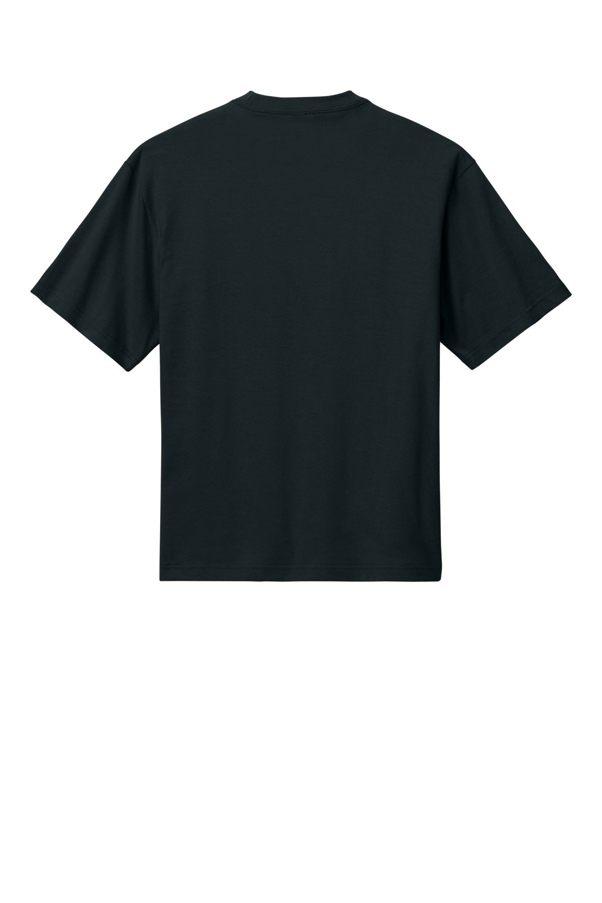 Custom Embroidered District T-Shirts  in Navy Blue