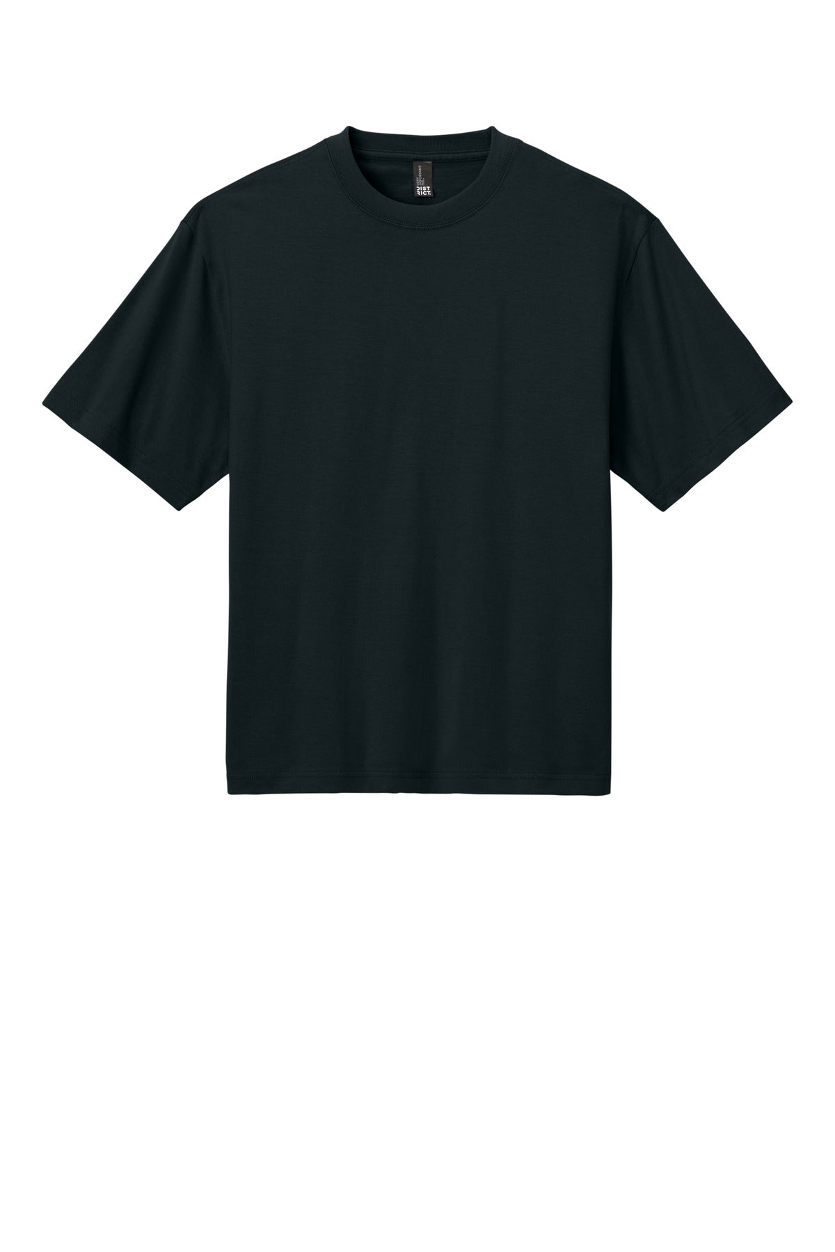 Custom Embroidered District T-Shirts  in Navy Blue