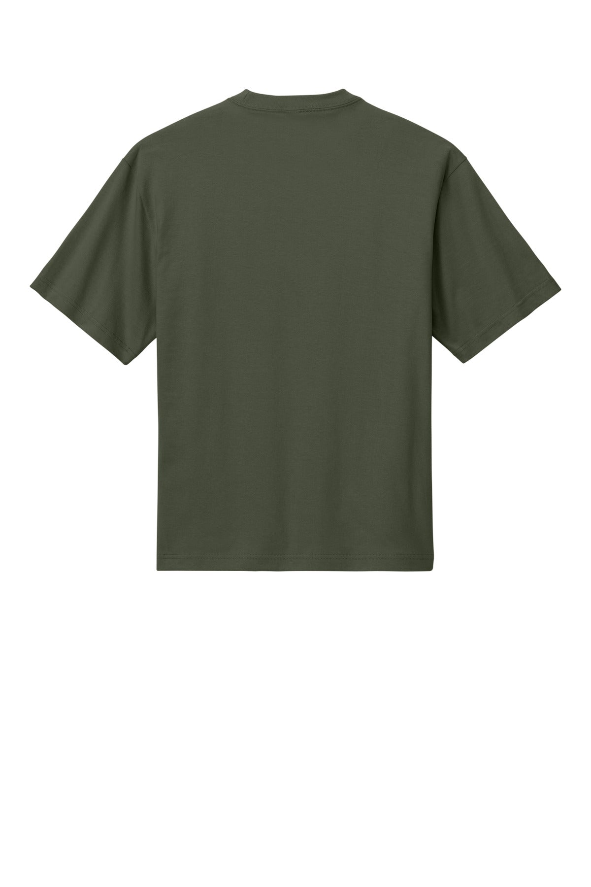 Custom Embroidered District T-Shirts  in Olive