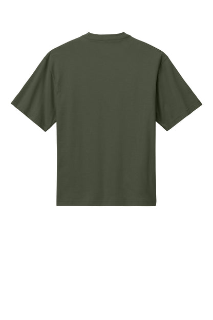 Custom Embroidered District T-Shirts  in Olive