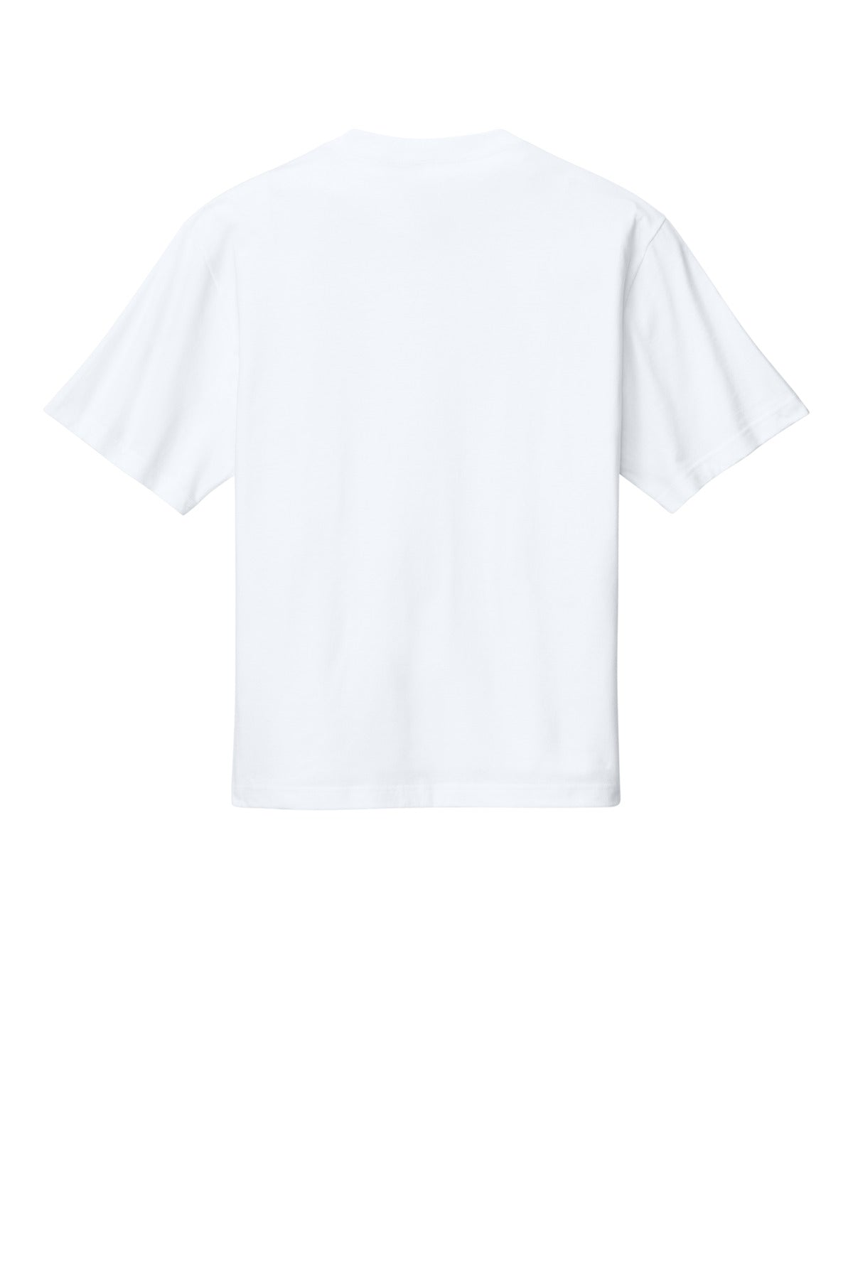 Custom Embroidered District T-Shirts  in White