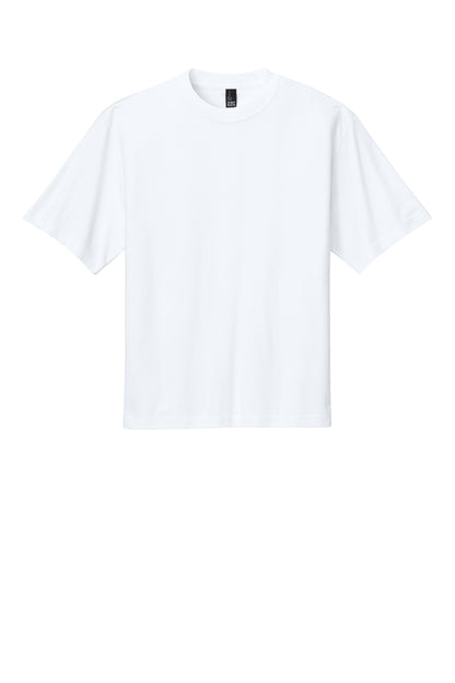 Custom Embroidered District T-Shirts  in White