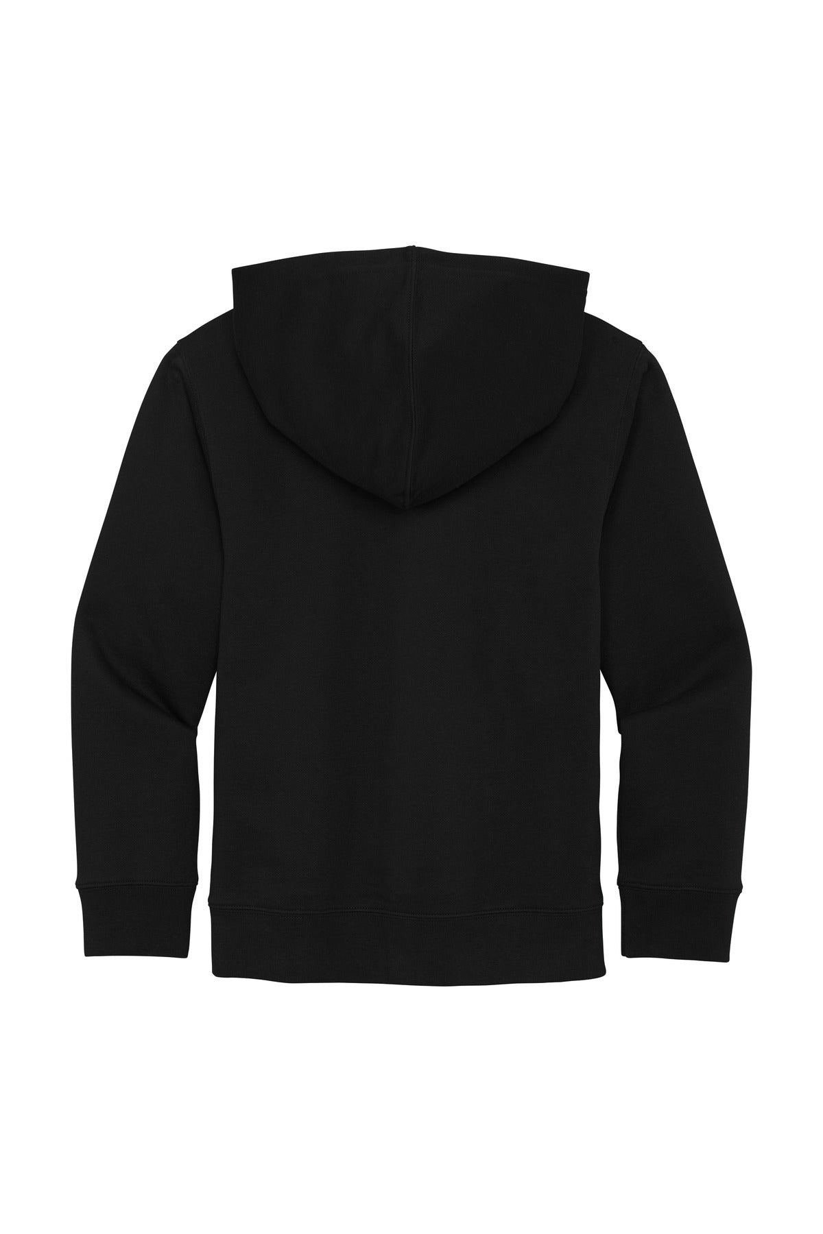 Custom Embroidered District Sweatshirts in Black