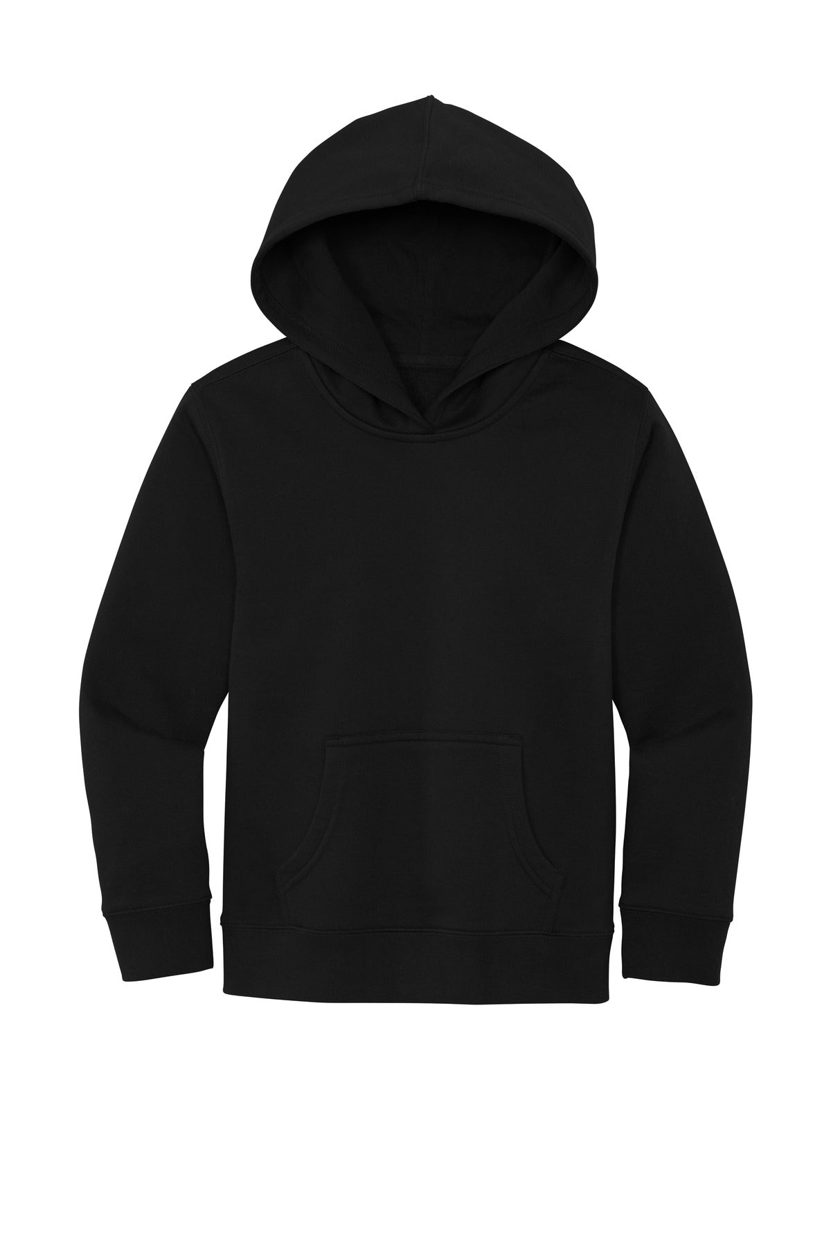 Custom Embroidered District Sweatshirts in Black
