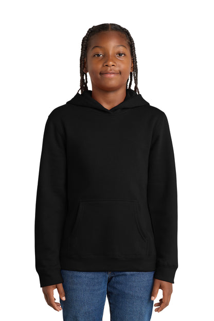 Custom Embroidered District Sweatshirts in Black