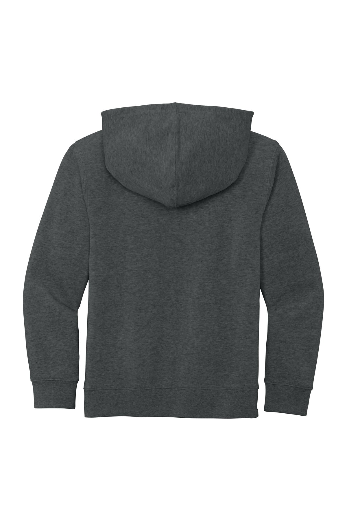 Custom Embroidered District Sweatshirts in Heathered Charcoal