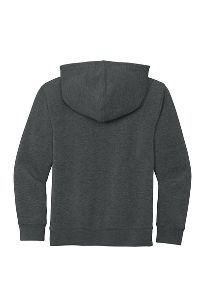 Custom Embroidered District Sweatshirts in Heathered Charcoal