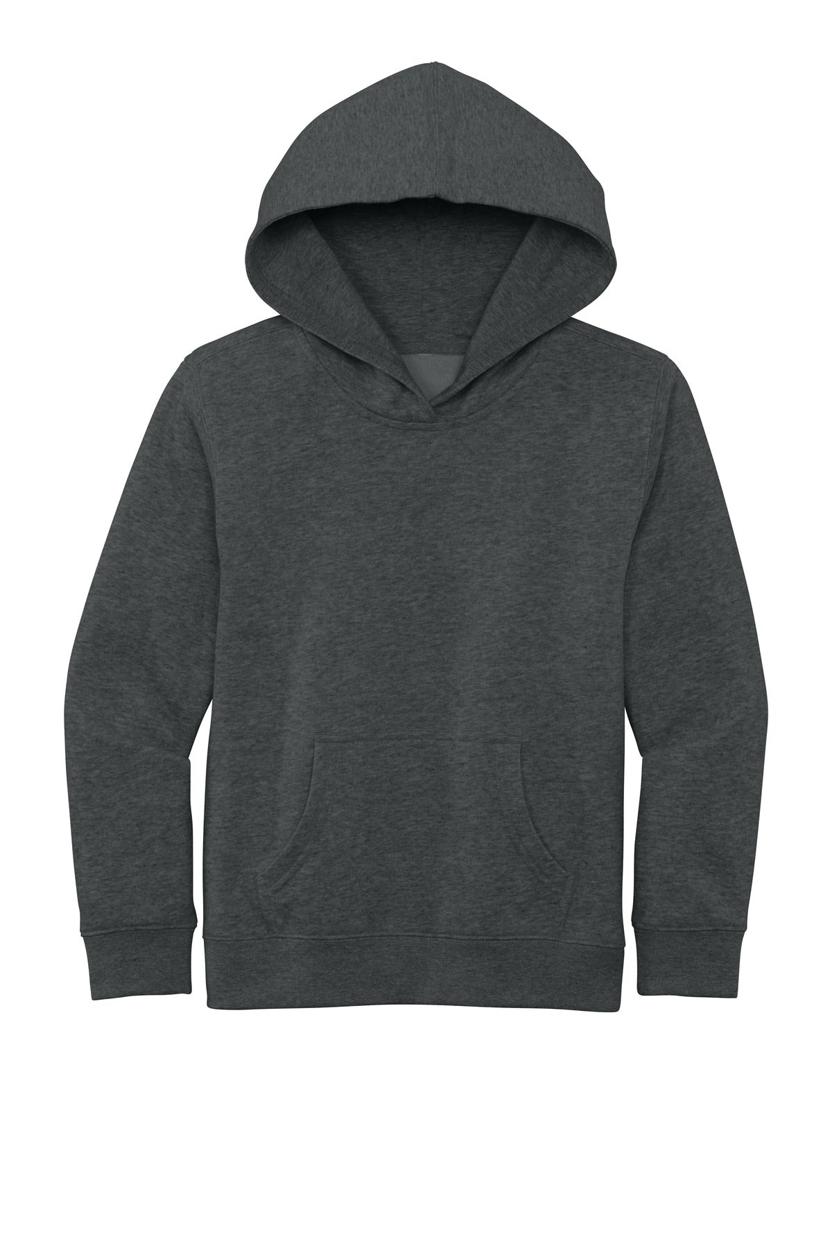 Custom Embroidered District Sweatshirts in Heathered Charcoal