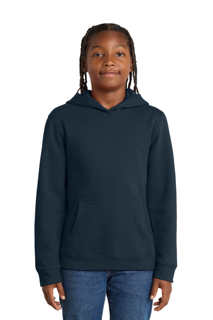Custom Embroidered District Sweatshirts in New Navy