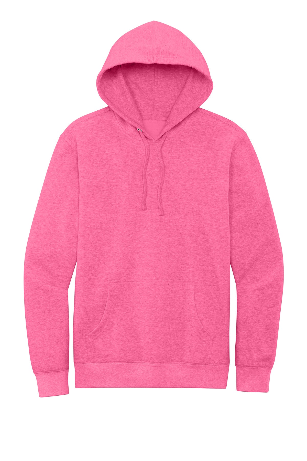 Custom Embroidered District Sweatshirts in Awareness Pink Heather
