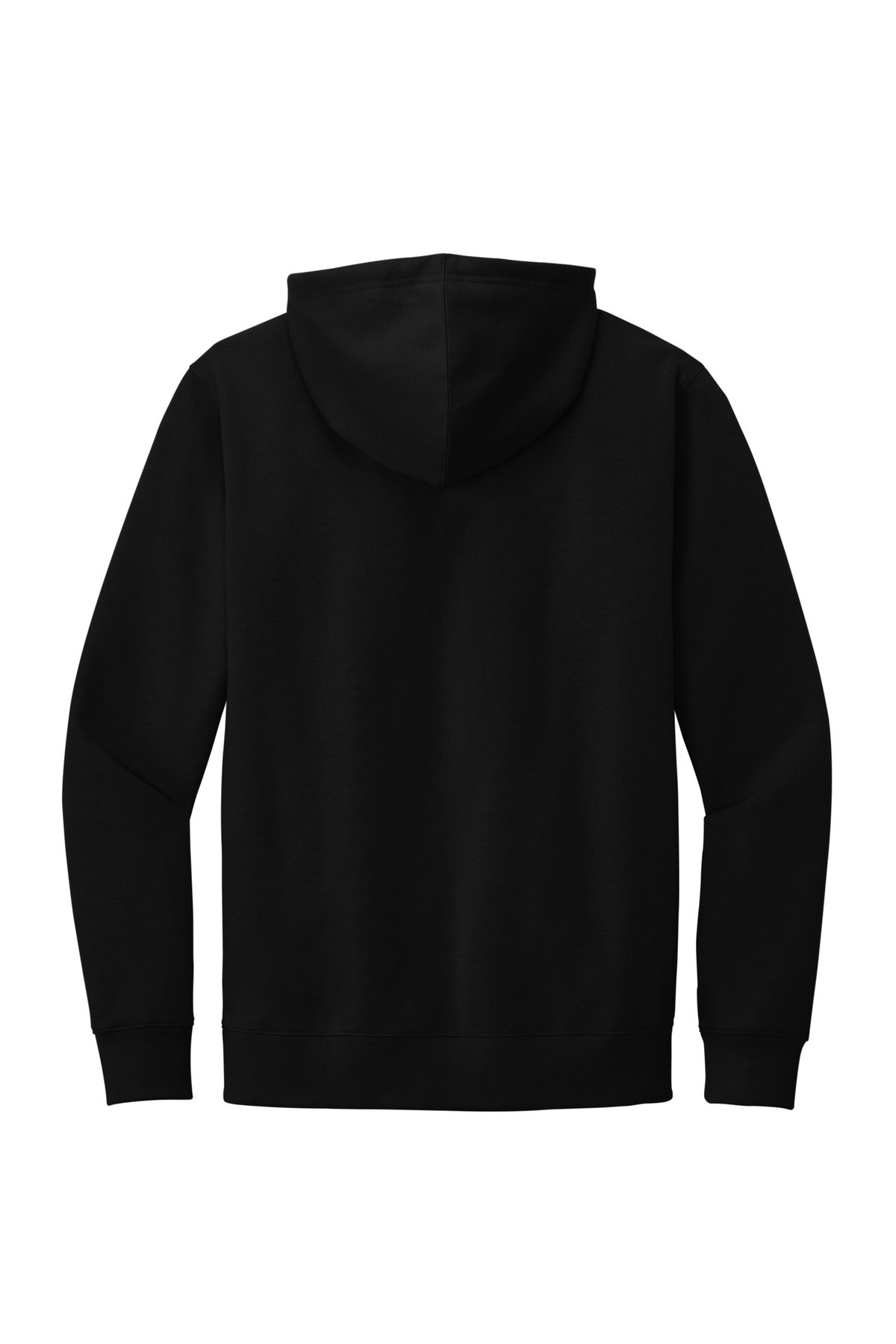 Custom Embroidered District Sweatshirts in Black