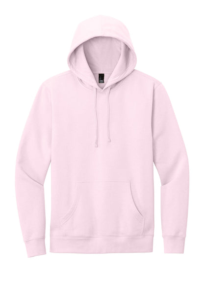 Custom Embroidered District Sweatshirts in Carnation Pink