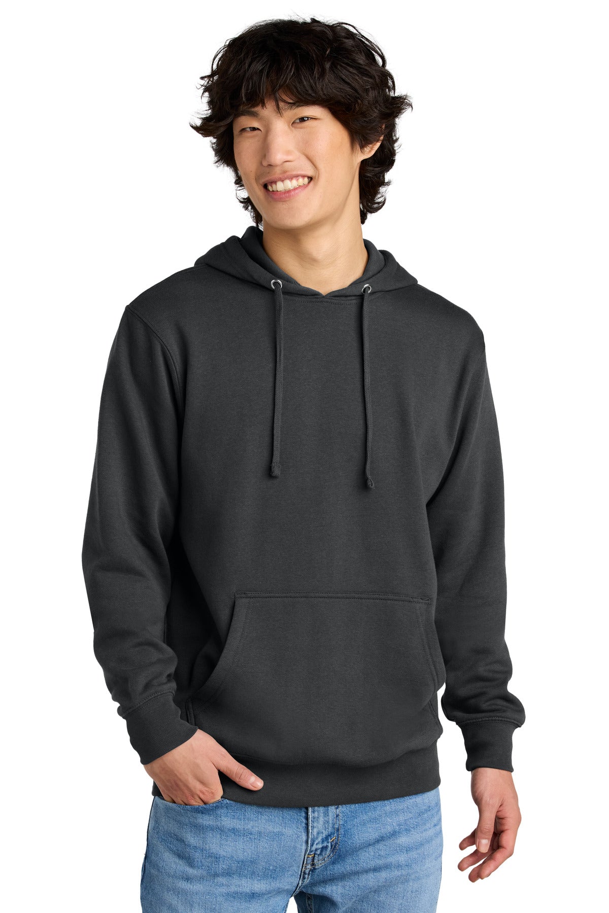 District V.I.T.Fleece Hoodie DT6100 Charcoal