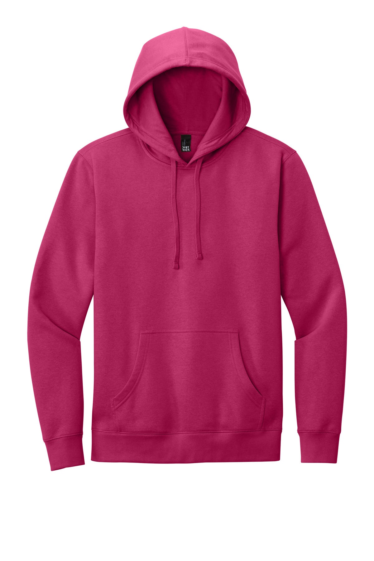 Custom Embroidered District Sweatshirts in Dark Fuchsia