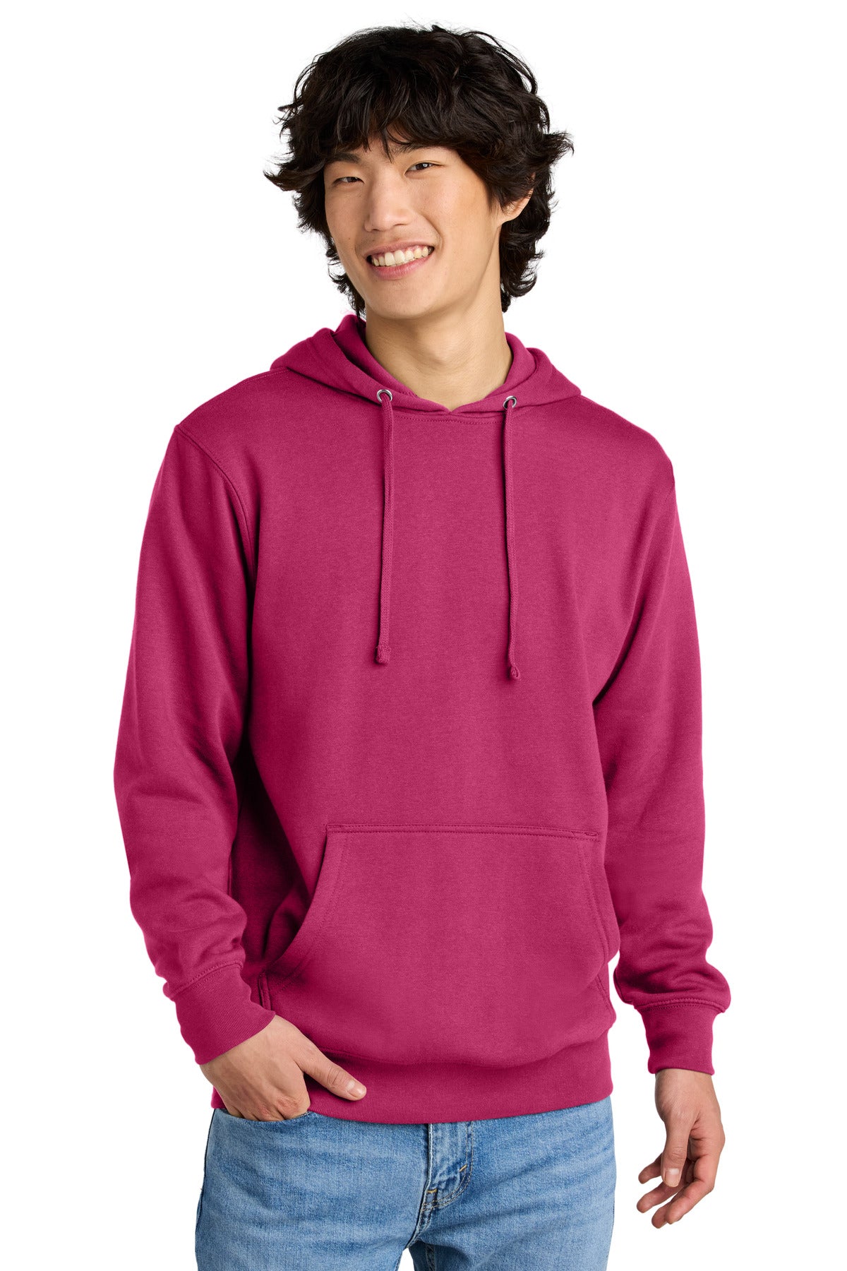 District V.I.T.Fleece Hoodie DT6100 Dark Fuchsia