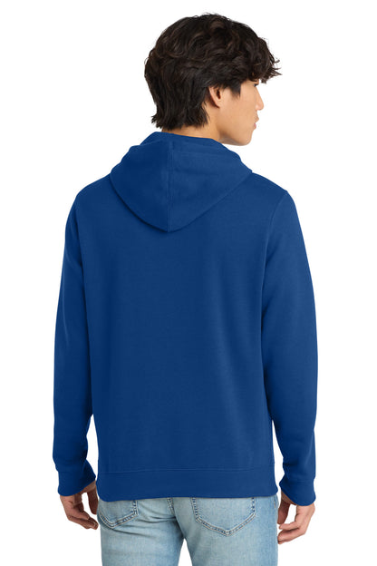 Custom Embroidered District Sweatshirts in Deep Royal